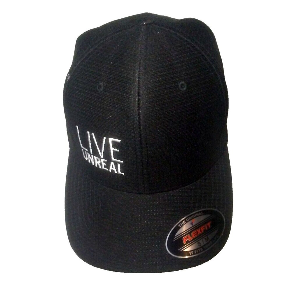 Travis Mathew Flexfit Hat Live Unreal Black Size S/M Adult Cap